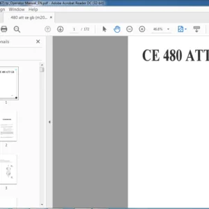Terex PPM CE 480 ATT GB Operators Manual M2044067 - PDF DOWNLOAD