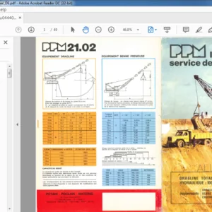 Terex PPM Crane 21.02 Operators Manual U0444033  - PDF DOWNLOAD