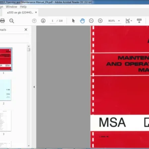 Terex PPM Crane A300 Operators & Maintenance Manual L2044089 - PDF DOWNLOAD