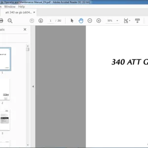 Terex PPM Crane ATT 340 Operators & Maintenance Manual c6044011 - PDF DOWNLOAD
