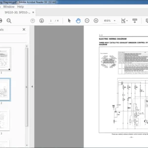 Toyota 5FG10-30 5FD10-30 Wiring Diagram Manual - PDF DOWNLOAD