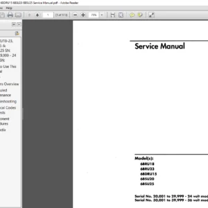 Toyota 6BRU18 6BRU23 6BDRU15 6BSU20 6BSU25 Service Manual - PDF DOWNLOAD