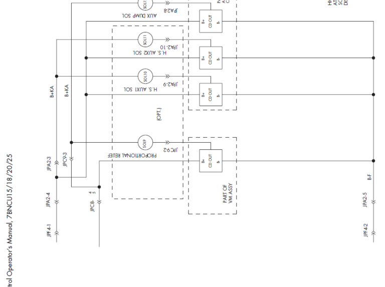 Toyota 7BNCU15 18 20 25 Stand-up End Control Wiring Diagram Manual ...