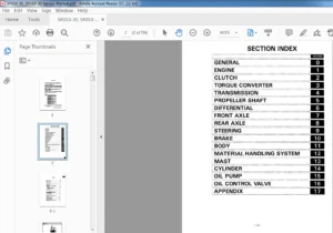 Toyota Forklift 5FG1O-305FD 10-30 Series Service Manual - PDF DOWNLOAD
