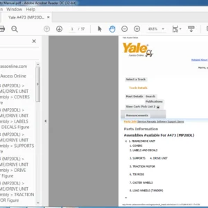 Yale A473 (MP20DL) Parts Manual - PDF DOWNLOAD