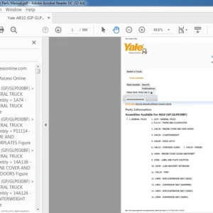 Yale A810 (GP GLP030BF) Parts Manual - PDF DOWNLOAD