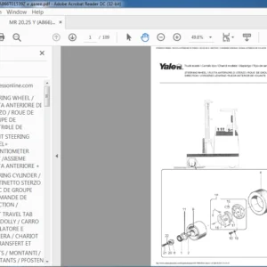 Yale A866 MR20,25Y Parts Manual - PDF DOWNLOAD