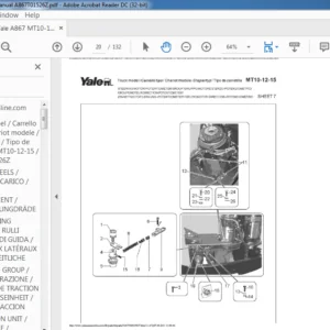 Yale A867 MT10-12-15 Parts Manual A867T01526Z - PDF DOWNLOAD