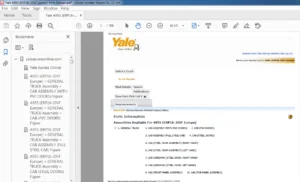 Yale A955 (ERP16-20VF Europe) Parts Manual - PDF DOWNLOAD