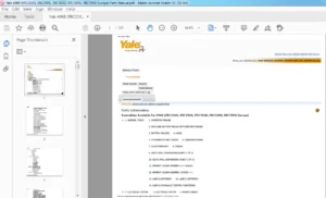 Yale A968 (ERC22VG, ERC25VG, ERC30VG, ERC32VG, ERC35VG Europe) Parts Manual - PDF DOWNLOAD