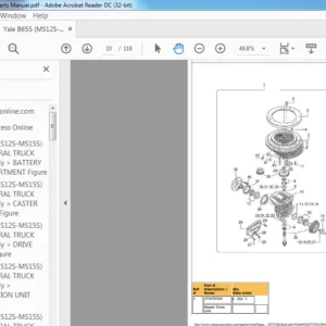 Yale B855 (MS12S-MS15S) Parts Manual - PDF DOWNLOAD