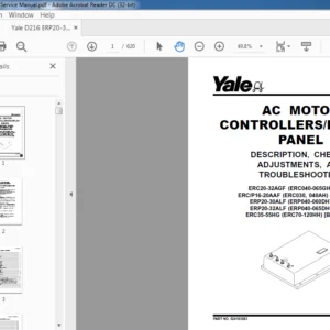 Yale D216 ERP20-30 ALF Service Manual - PDF DOWNLOAD