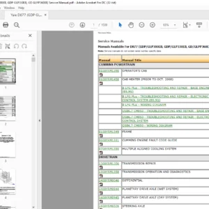 Yale D877 (GDP GLP300EB, GDP GLP330EB, GD GLPP360EB) Service Manual - PDF DOWNLOAD