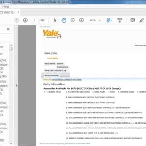 Yale D879 (GLC GDC60VX GLC GDC70VX Europe) Parts Manual - PDF DOWNLOAD