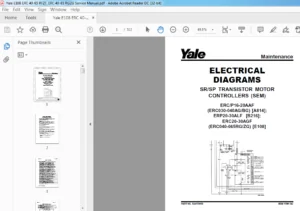 Yale E108 ERC 40-65 RFZF, ERC 40-65 RGZG Service Manual - PDF DOWNLOAD