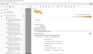 Yale E108 (ERC20-30AGF Europe) Parts Manual - PDF DOWNLOAD