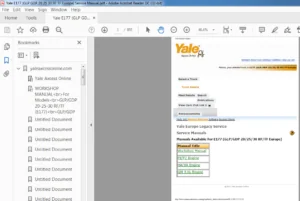 Yale E177 (GLP GDP 20 25 30 RF TF Europe) Service Manual - PDF DOWNLOAD