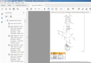 Yale G807 (ERP15VT 16VT 18VT 20VT Europe) Parts Manual - PDF DOWNLOAD