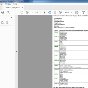 Yale MO10S Parts Manual A865T01632X ->A865T01673Z - PDF DOWNLOAD