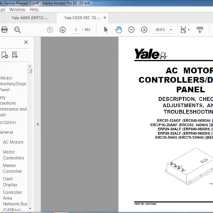 Yale С839 ERC 35-55 HG Service Manual - PDF DOWNLOAD