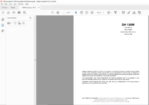 1999 Doosan DH130W Excavator Parts Manual - PDF DOWNLOAD