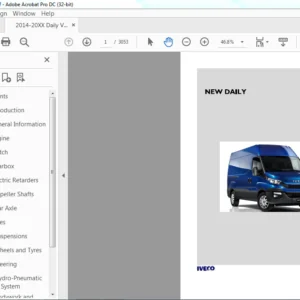 2014-2017 Iveco New Daily Repair Manual - PDF DOWNLOAD