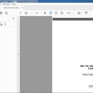 CASE 584 585 586 Ck Forklift Parts Manual - PDF DOWNLOAD