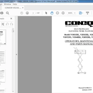 CONDOR VlS33XL V2033XL V2048XL V2053XL V2648XL V2653XL 3148XL Operation & Parts Manual