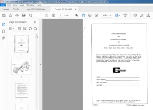 Condor 3238 4046 4248 4248E 5056 6066 Operation Maintenance & Parts Manual - PDF DOWNLOAD