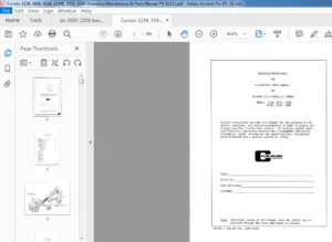 Condor 3238, 4046, 4248, 4248E, 5056, 6066 Operation Maintenance & Parts Manual PN 92151