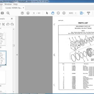Condor 4046N Operation, Maintenance & Parts Manual - PDF DOWNLOAD
