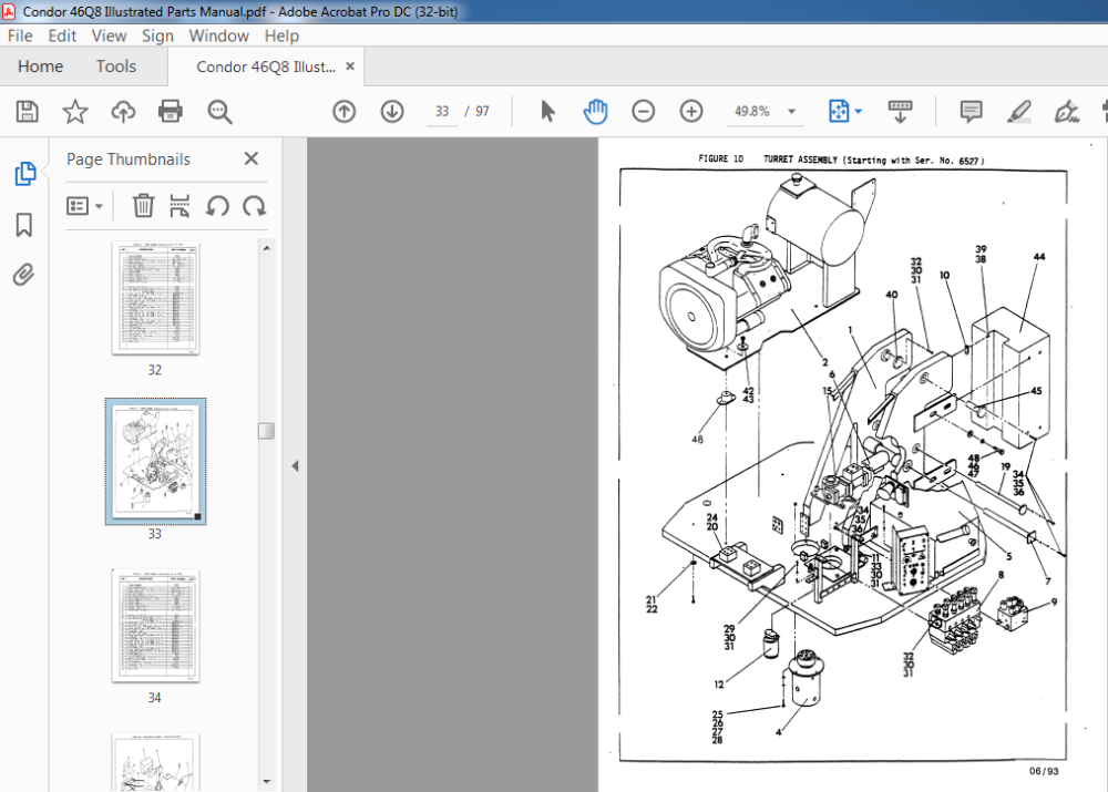 Condor 46q8 Self-propelled Elevating Work Platform Parts Manual - Pdf 