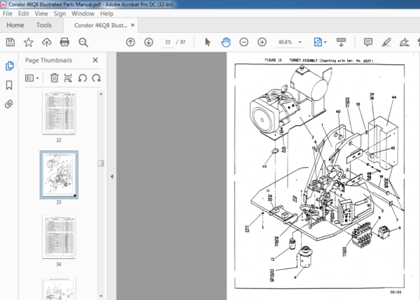 Condor 46Q8 Self-Propelled Elevating Work Platform Parts Manual - PDF ...