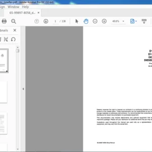 DOOSAN D1146 D1146TI DE08TIS EXCAVATOR DIESEL ENGINE SHOP MANUAL  - PDF DOWNLOAD