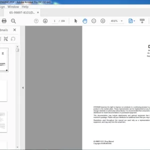 DOOSAN DL08 EXCAVATOR SHOP MANUAL 65.99897-8101 - PDF DOWNLOAD