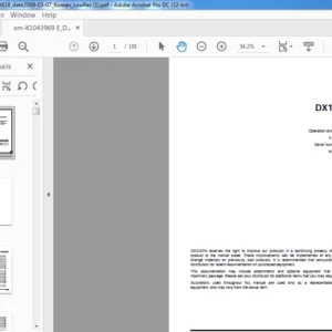 DOOSAN DX15 DX18 EXCAVATOR OPERATION AND MAINTENANCE MANUAL - PDF DOWNLOAD