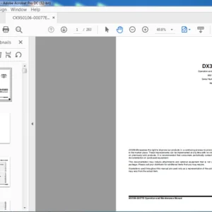 DOOSAN DX300LCA OPERATION AND MAINTENANCE MANUAL 950106-00077E - PDF DOWNLOAD