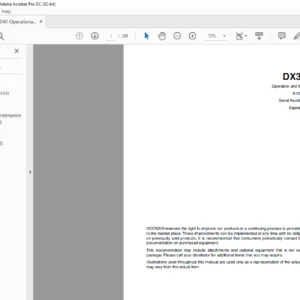 DOOSAN  DX340LC EXCAVATOR Operation and Maintenance Manual K1009683E  - PDF DOWNLOAD