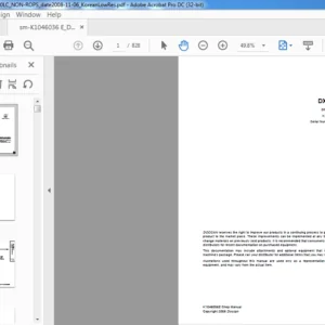 DOOSAN DX350LC EXCAVATOR SHOP MANUAL K1046036E  - PDF DOWNLOAD