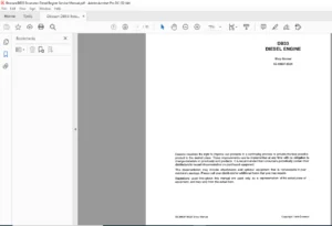 Doosan DB33 Excavator Diesel Engine Service Manual - PDF DOWNLOAD