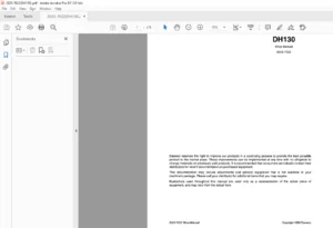 Doosan DH130 Excavator Service Repair Manual - PDF DOWNLOAD