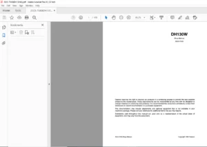 Doosan DH130W Excavator Workshop Manual - PDF DOWNLOAD