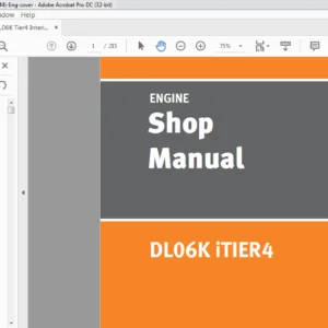 Doosan DL06K iTIER4 Engine Shop Manual 950106-00344 - PDF DOWNLOAD