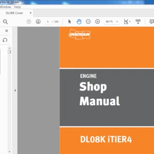 Doosan DL08K iTIER4 Engine Shop Manual 950106-00347 - PDF DOWNLOAD