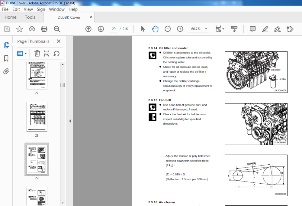 Doosan DL08K iTIER4 Engine Shop Manual 950106-00347 - PDF DOWNLOAD ...