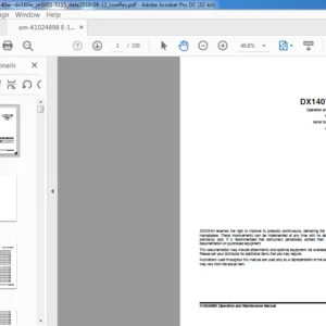 Doosan DX140W DX160W Excavator Operation & Maintenance Manual K1024898E - PDF DOWNLOAD