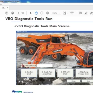 Doosan DX350LC-3 DX380LC-3 VBO Diagnostic Tools Manual - PDF DOWNLOAD