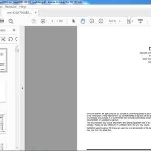 Doosan DX55 Excavator Operation and Maintenance Manual  - PDF DOWNLOAD