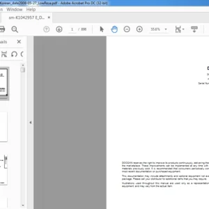 Doosan DX60R Excavator shop Manual K1042954EEF - PDF DOWNLOAD