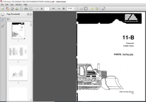 FIAT ALLIS 11B CRAWLER TRACTOR POWERSHIFT PARTS MANUAL - PDF DOWNLOAD